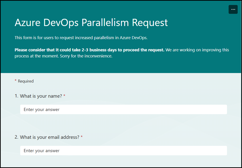 Create An Azure DevOps Paralleism Request - Then Wait