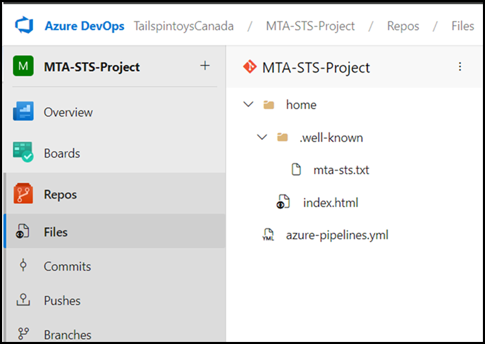 MTA-STS Project - Example Of Completed Project Folders - Zoomed In