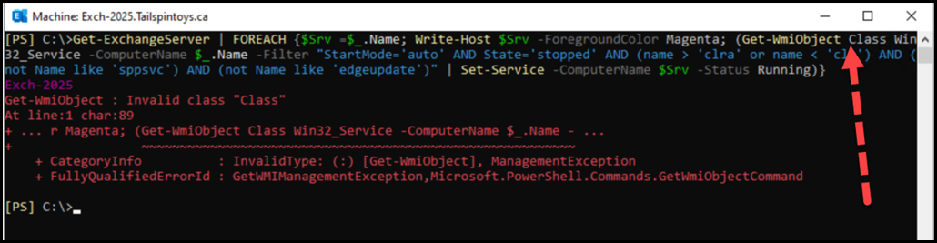 Pasted PowerShell Command - Error Due To Missing Hypen