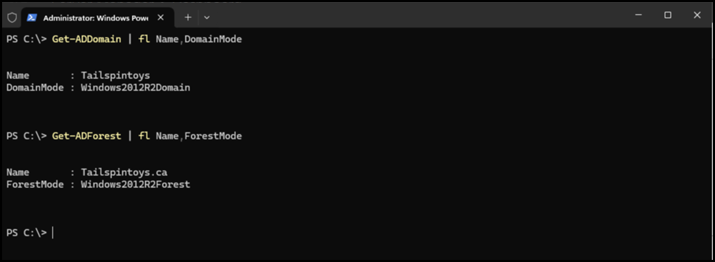 Using PowerShell to Check FFL and DFL