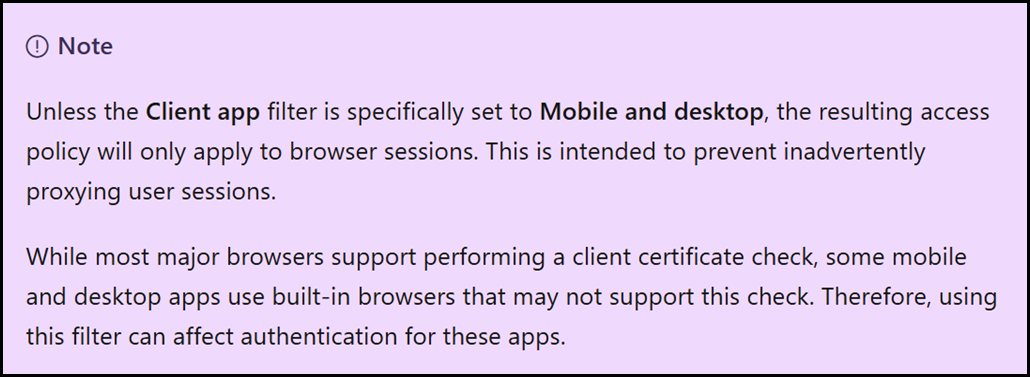 Defender for Cloud Apps Session Policy - Explanation On Default Behaviour