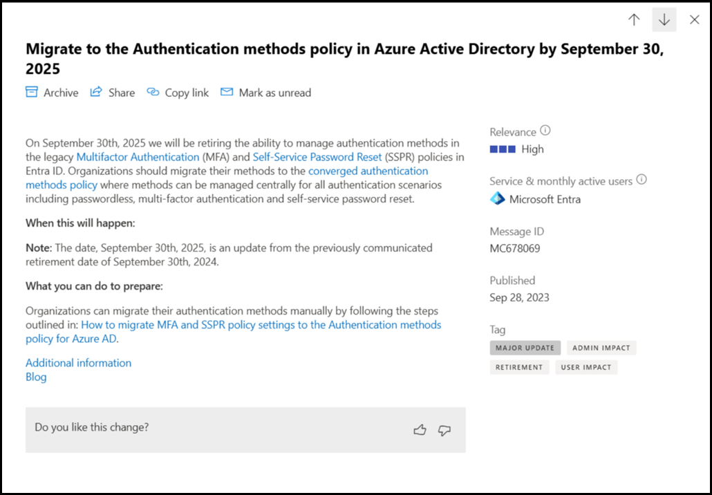 Migrate to Authentication Methods Policies