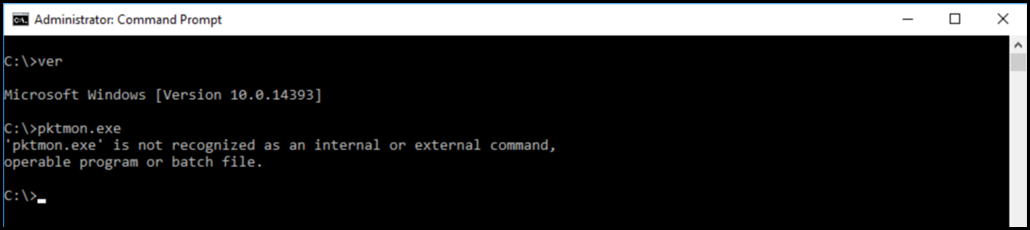 Windows Server 2016 - Alas No Packet Monitor Windows Server 2016 - Alas No Packet Monitor