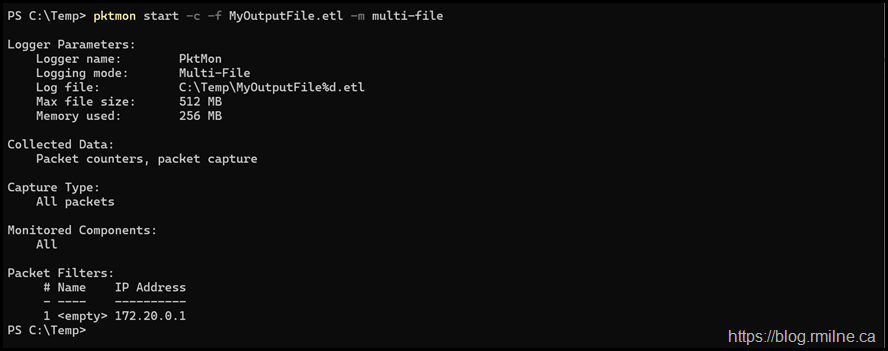 Packet Monitor - Capture Data Packet Monitor - Capture Data