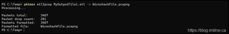Packet Monitor - Convert to PCAPNG Packet Monitor - Convert to PCAPNG