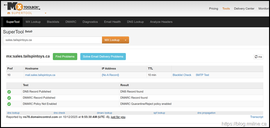 Azure Communication Service - Dummy Email MX Record Required